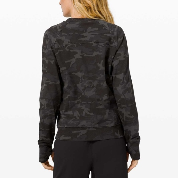 Lululemon Scuba Crew Incognito Camo Multi Grey Size 4 - Picture 2 of 8